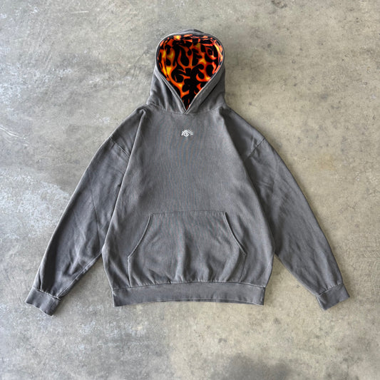 Flames Fleece Lined Hoodie