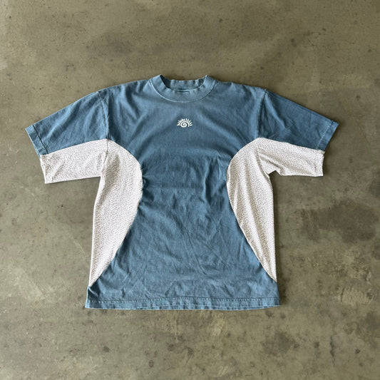 LEOPARD SPLIT TEE