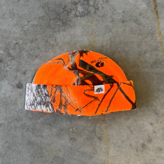 ORANGE CAMO BEANIE