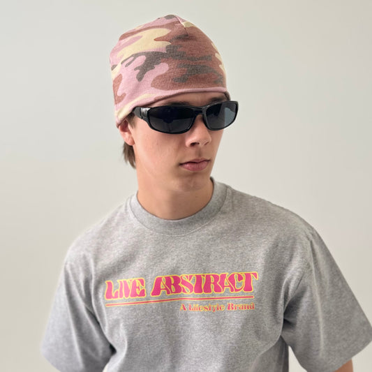 PINK CAMO SKULL CAP