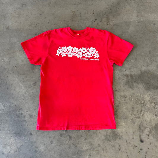 RED FLORAL TEE