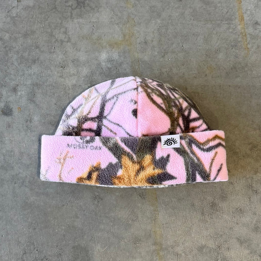 PINK CAMO BEANIE