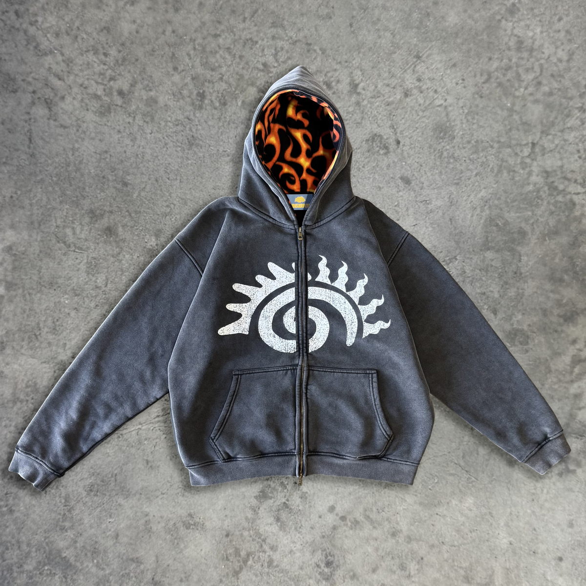 Kids Fire Hoodie – Lightweight Flame Sweatshirt for Boys Girls 